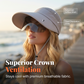 Wide Brim Sun Visor with Face Shield