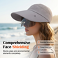 Wide Brim Sun Visor with Face Shield