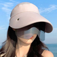 Wide Brim Sun Visor with Face Shield