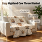 ⏳50% OFF!🐮Ultra-Soft Printed Flannel Throw Blanket