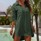 Women's Casual Oversized Jacquard Chiffon Shirt