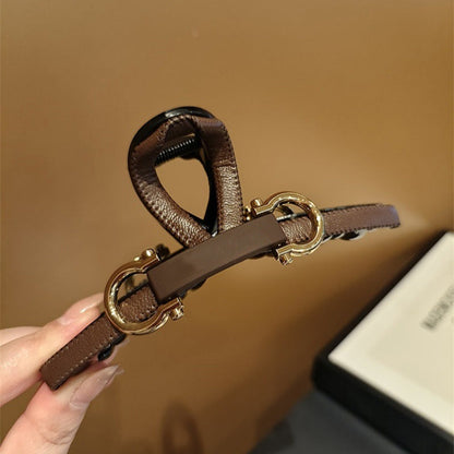 Fashionable Metal Accent Hair Claw