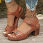 👠Summer Hot Sale✨Women's Chunky Heel Sandals