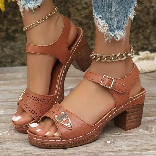 👠Summer Hot Sale✨Women's Chunky Heel Sandals