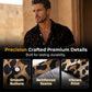 Men's Short Sleeve Leopard Print Button Down Shirt