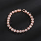 Elegant Rhinestone Halo Bracelet