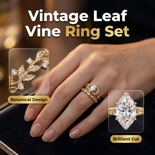 Vintage-Inspired Leaf Vine Ring
