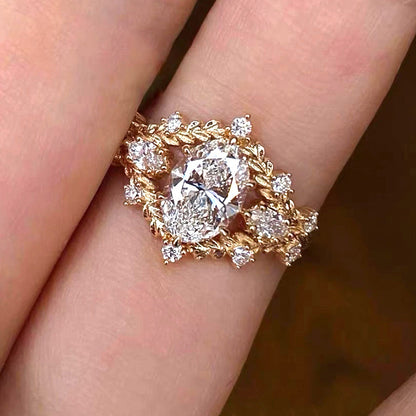 Vintage-Inspired Leaf Vine Ring