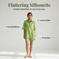 Women's 2-Piece Set – Relaxed Fit, Polo Collar, Summer