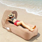 Effortless Inflation Air Lounger with Sunshade