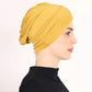 👒 BUY 1 GET 1 FREE! ✨ Soft Stretch Turban Cap – Milk Silk, Anti-Slip, Multi-Use ✨