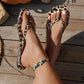 ⏳Limited-time 50% off⏰Leopard Print Flip-Flops with Heart Charm🐆🩴