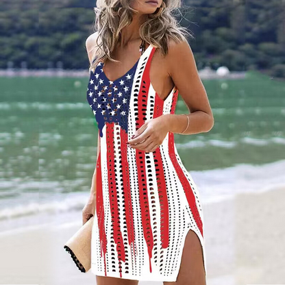 🏖️ LIMITED-TIME 50% OFF! ✨ Women's Swimsuit Cover Up – Hollow Out, Star, Lightweight ✨