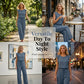 🎉 2026 Sale — Over 35,000 Sold! 👗 Women's Sleeveless Top & Wide-Leg Pants Set 🌴