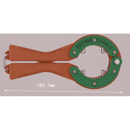 Ratcheting PVC Pipe Cutter for Tight Spaces