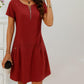 👗 LIMITED-TIME 50% OFF! 🌸 Women's Half-Zip Button Pocket Dress – Modern Detail, Flattering Fit, All-Day Comfort ✨