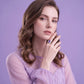 Asymmetrical Marquise Cut Purple Zircon Ring