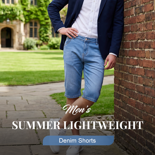 🩳 50% OFF NOW! ⏰ Men's Summer Lightweight Denim Shorts – Breathable, casual & perfect for hot days – stylish and comfortable fit 🌞
