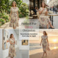 👗 LIMITED-TIME 50% OFF! ✨ Floral Print Pleated Midi Dress – Elegant, Feminine ✨