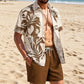 🔥 Pro-Favorite Men's Hawaiian Shirt & Shorts 2-Piece Set – Polyester – Breathable 🌴