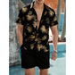 🔥 Pro-Favorite Men's Hawaiian Shirt & Shorts 2-Piece Set – Polyester – Breathable 🌴