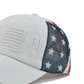 Distressed American Flag Mesh Baseball Cap