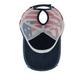 Distressed American Flag Mesh Baseball Cap