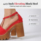 👡 50% OFF NOW! 👠 Women's Chunky Heel Platform Sandals – Cushioned insole, ankle strap & stable walk – perfect for all-day wear, parties or vacation ☀️
