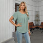 🌺 LIMITED-TIME 50% OFF! ✨ Women's Petal Sleeve & Pleated Neck Blouse – Flowy, Elegant, Versatile Top 🌿