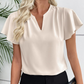👚 LIMITED-TIME 50% OFF! ✨ Women's V-Neck Flutter Sleeve Blouse – Flowy, 5 Colors, Easy Care 🌿