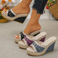 🌙👡 Stylish Wedge Sandals – Lightweight Soles, Cushioned and Comfortable – Pay on Delivery 🎁✨