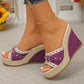 🌙👡 Stylish Wedge Sandals – Lightweight Soles, Cushioned and Comfortable – Pay on Delivery 🎁✨