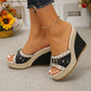 🌙👡 Stylish Wedge Sandals – Lightweight Soles, Cushioned and Comfortable – Pay on Delivery 🎁✨