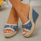 🌙👡 Stylish Wedge Sandals – Lightweight Soles, Cushioned and Comfortable – Pay on Delivery 🎁✨