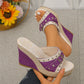 🌙👡 Stylish Wedge Sandals – Lightweight Soles, Cushioned and Comfortable – Pay on Delivery 🎁✨