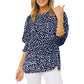 📢📢40% OFF⏰Women's Casual Polka Dot 3/4 Sleeve Blouse Top👚