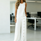 👕 LIMITED-TIME 50% OFF! ✨ Women's 2-Piece Set – Sleeveless Top, Wide-Leg Pants, 8 Colors 🌿
