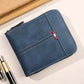 📢📢40% OFF !! ⏰ Men's PU Leather Zip-Around Bifold Wallet