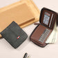 📢📢40% OFF !! ⏰ Men's PU Leather Zip-Around Bifold Wallet