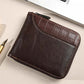 📢📢40% OFF !! ⏰ Men's PU Leather Zip-Around Bifold Wallet