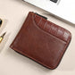 📢📢40% OFF !! ⏰ Men's PU Leather Zip-Around Bifold Wallet