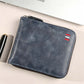 📢📢40% OFF !! ⏰ Men's PU Leather Zip-Around Bifold Wallet