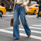 👖 LIMITED-TIME 50% OFF! ✨ Women's High-Waist Wide-Leg Jeans – Denim, S-2XL, Timeless Style 🍁