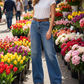 👖 LIMITED-TIME 50% OFF! ✨ Women's High-Waist Wide-Leg Jeans – Denim, S-2XL, Timeless Style 🍁