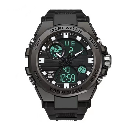 ⌚ 50% OFF NOW!💪 Men's Waterproof Sports Watch – Dual Display & Shock-Resistant – Outdoor Essential 💧