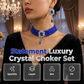 Luxury Crystal Choker & Earring Set