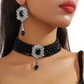 Luxury Crystal Choker & Earring Set
