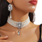 Luxury Crystal Choker & Earring Set