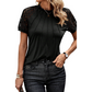 👕 LIMITED-TIME 50% OFF! ✨ Women's Patchwork Crewneck Top – Cut-Out Details, Soft & Versatile 🍁