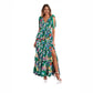 📢📢40% OFF !! ⏰Women's Floral V-Neck Tiered Ruffle Dress